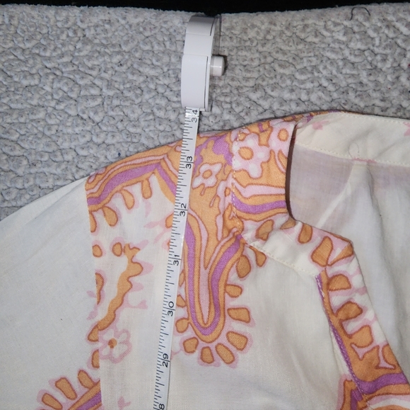 J. Crew Gorgeous 😍 , Orange , And Purple , Boho , Style Dress - Picture 11 of 16